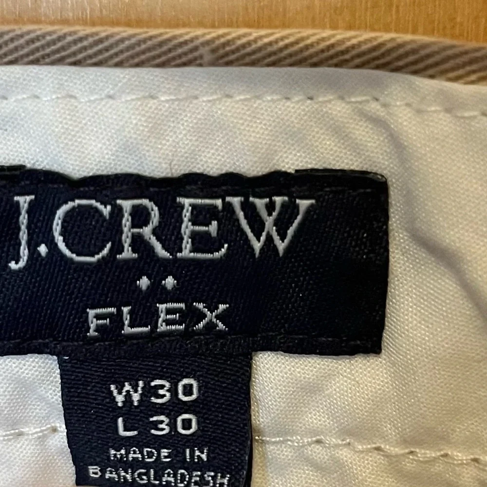 J Crew men’s straight flex khakis